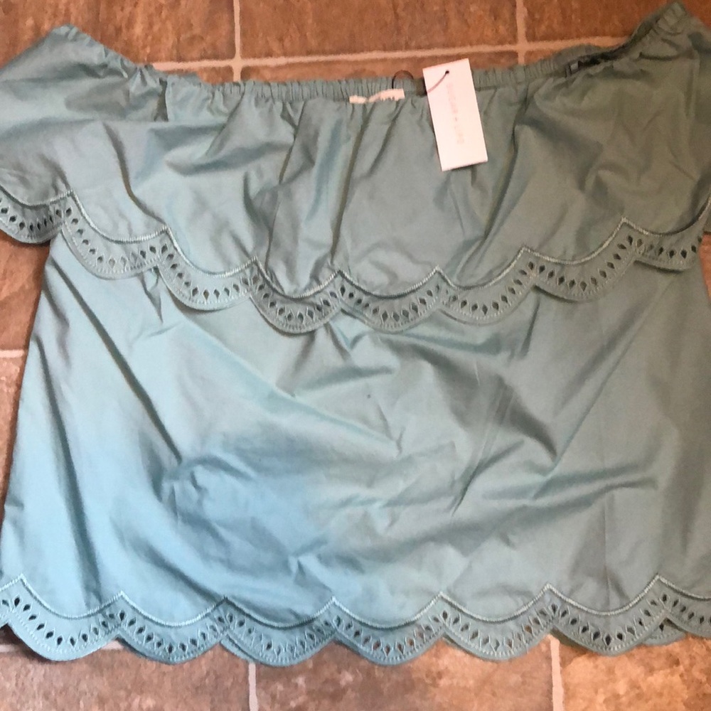 Off the shoulder ladies Size L top